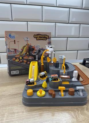 Интерактивный паркинг с машинками engineering adventure