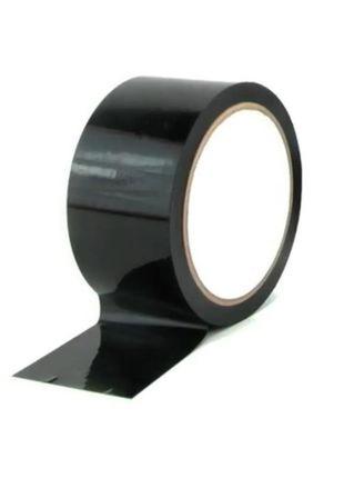 Лента клейкая черная упаковочная 48 мм х 66 м, 40 мкм