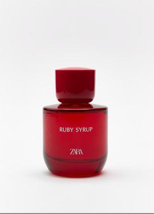 Туалетна вода zara ruby syrup 90 ml.