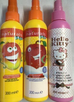 Спрей для облегчения расчёсывания детский  naturals kids avon