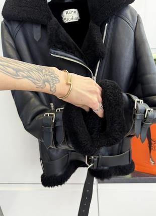 Фирменная дубленка куртка пилот косуха авиатор acne4 фото