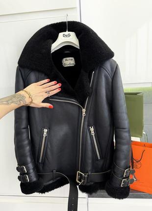 Фирменная дубленка куртка пилот косуха авиатор acne3 фото
