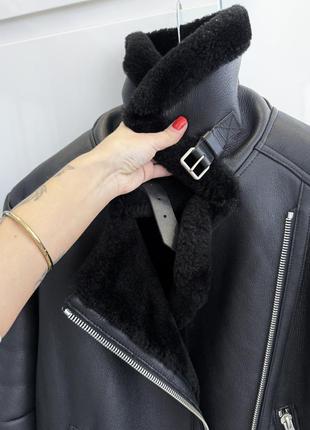 Фирменная дубленка куртка пилот косуха авиатор acne9 фото