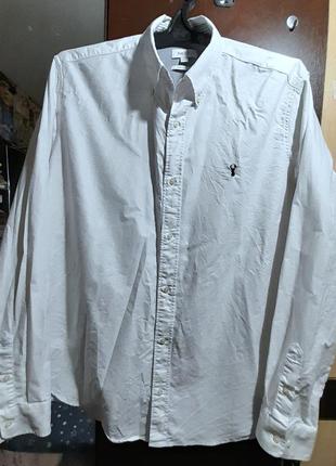 Ого-го какой размерчик джинсовая рубашка большой размер, белая котоновая сорочка батал