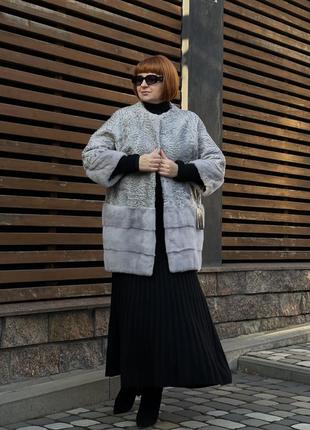 Шуба норка свара manzari р. 48-50