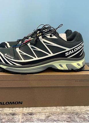 Кроссовки мужские salomon xt-6 bsdx urban chic/black/lime cream l4758130033