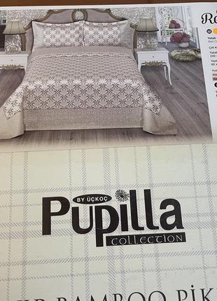Стильное покрывало на двуспальную кровать рupilla туречки