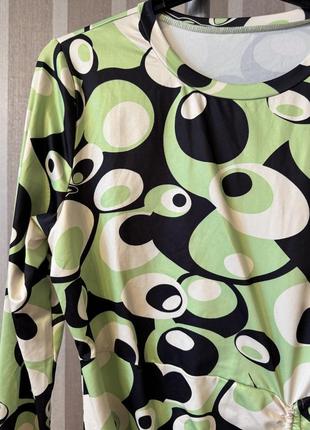 🥰 облегающее мини платье в принт shein 2xl2 фото