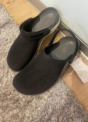 Мужские кроксы crocs literide clog 360 black