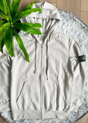 ⭐️ олімпійка зіп худі stone island бежевий