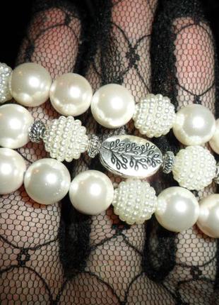 Браслети перли майорка, подарунок