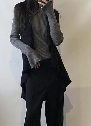 Кардиган zara павутинка кардиган подовжений светр вʼязаний кофта