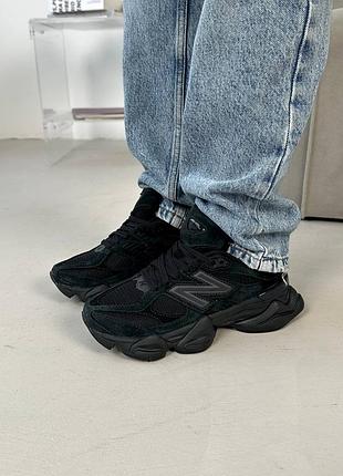 Женские кроссовки new balance 9060 black