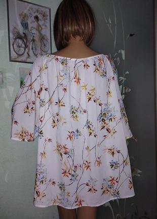 Вискозная блуза туника mia moda3 фото