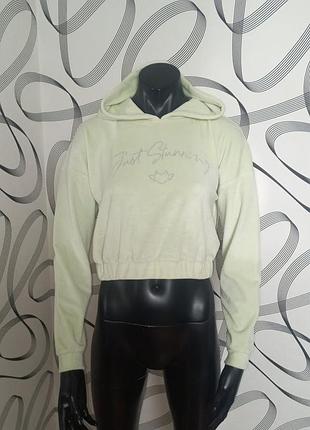 Кроп худи женский