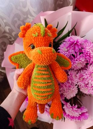 Игрушка детская, подарок ребенку,плюшевый дракон,символ года дракон