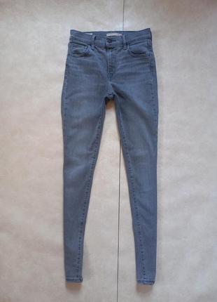 Брендовые джинсы скинни с высокой талией levis, 26 размер. оригиналы.