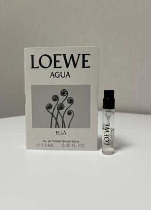 Оригінальний зразок аромату loewe agua ella