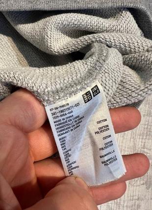 Мужской плотный свитшот uniqlo 5
