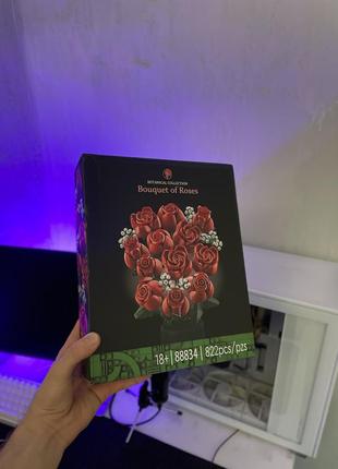 Лего букет роз, lego flowers