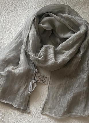 Max mara, шарф, жатка, люрекс, шовк 100%