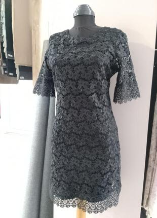 Zara collection сукня ,плаття чорного кольору.мереживо макраме.