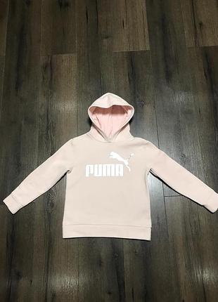 Оригинальное худи Puma для девочки 7-8 лет, размер 128