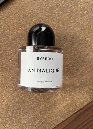 Духи byredo animalique 100 мл (80 мл осталось)