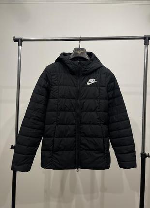 Куртка пуховик nike grape черная женская