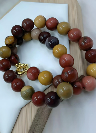 Намисто намисто з натурального мукаїту. мукаїт, яшма