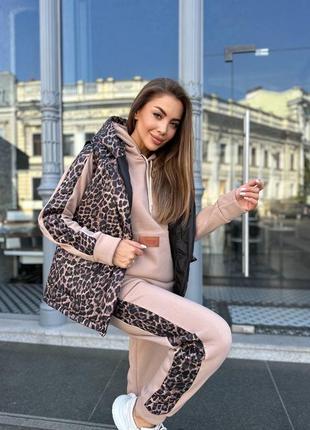 Спортивный костюм лео леопардовый спортивный костюм