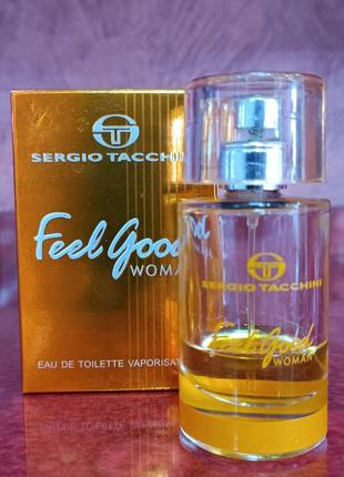 Feel good woman sergio tacchini, перший випуск 2006, перша формула виробництва, неповний флакон