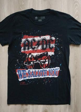 Футболка ac/dc 2016 размер м -l, состояние отличное