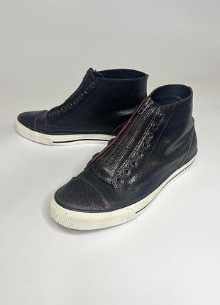 Кожаные кеды хайтопы diesel оригинал 39