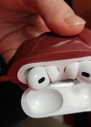 Apple airpods навушники бездротові в чохлі