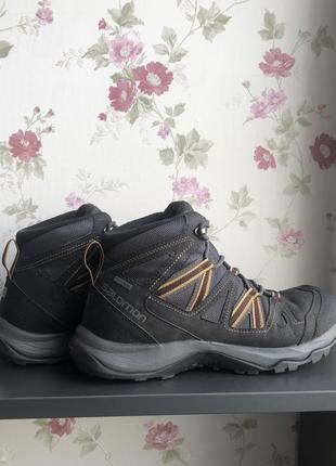 Трекинговые ботинки salomon leghton mid gtx