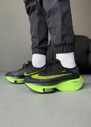 Nike air zoom alphafly next% 2 black/green