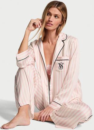 Сатиновая пижама виктория сикрет victoria's secret оригинал