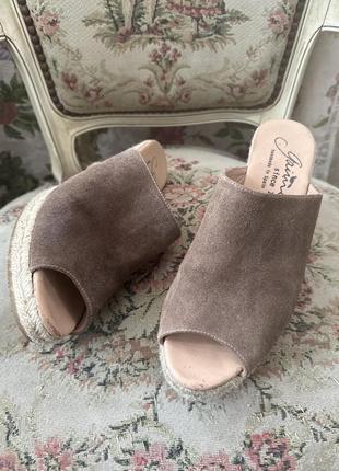 Сабо замша gaimo hand made