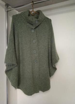 Кардиган-пончо