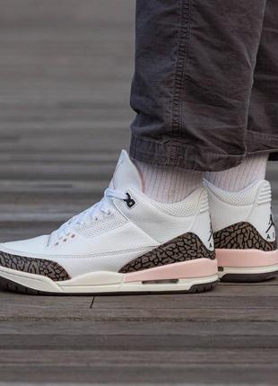 👟 кросівки air jordan retro 3  neapolitan dark mocha        / наложка bs👟