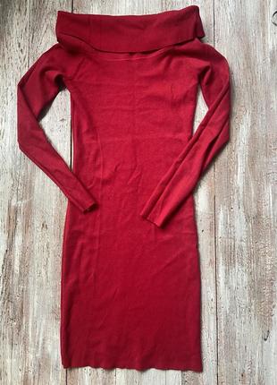Сукня винного кольору s