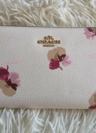Coach гаманець жіночий білий гаманець оригінал кошелек женский оригинал