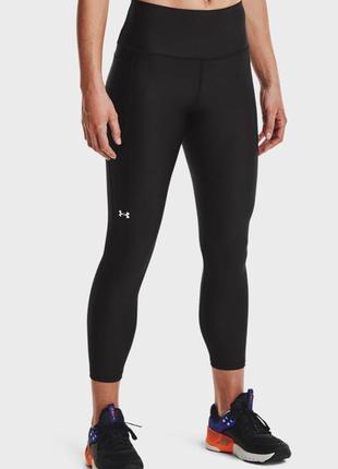 Женские черные тайтсы hg armour hi ankle leg under armour