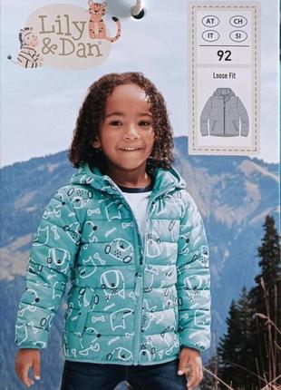 Детская демисезонная куртка для девочки lily &dan рост 92 см