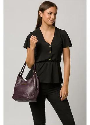 Шикарная объемная  кожаная сумка pure luxuries london /100%кожа