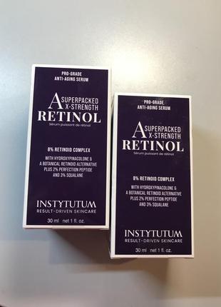 Сыворотка с ретиноидом, ретинол от instytutum anti-aging retinol serum