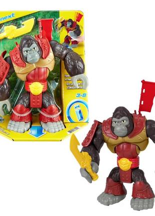 Fisher price amaginext gorilla фигурка гориллы silverblack smash