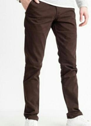 Коричневі чоловічі джинси bashanjiu, cotton
