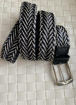 Кожаный ремень косичка